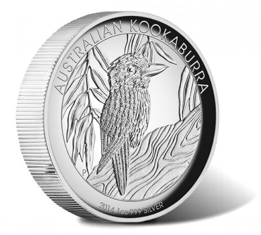 2014 Australian Kookaburra Silver Proof High Relief Coin
