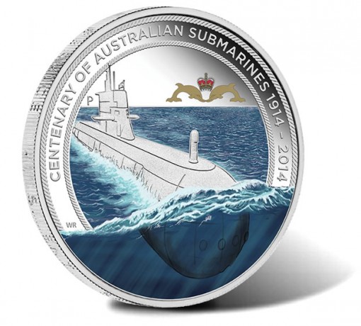 2014 Centenary of Australian Submarines Silver Proof Coin