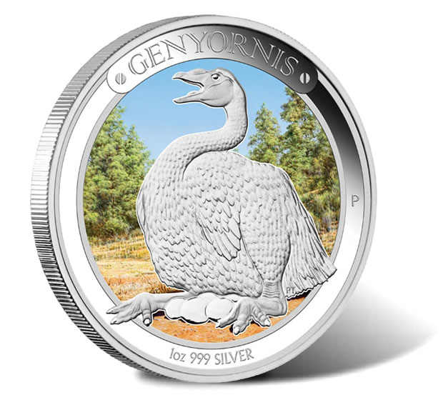 2014 Australian Antarctic Territory AAT Wandering Albatross $1 Pure Silver Proof 