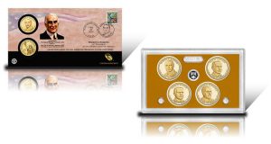 2014 Harding $1 Coin Cover, 2014 Presidential Proof Coins