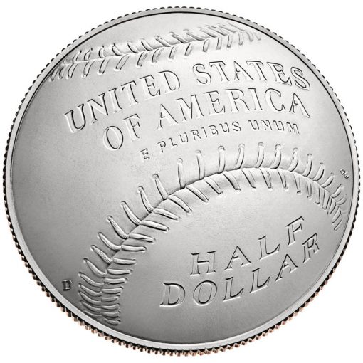 2014 National Baseball Hall of Fame Uncirculated Clad Half-Dollar - Reverse