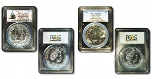 2014 £2 Britannia and Lunar Mule Error Coins Graded by PCGS