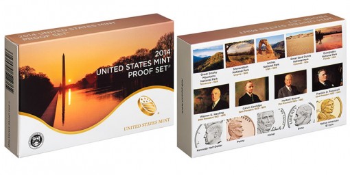 2014 US Mint Proof Set Packaging