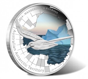 2014 Wandering Albatross 1 oz Silver Proof Coin