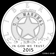 2015 US Marshals Service Commemorative Coin Design Candidate USM-C-O-05