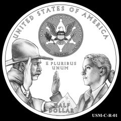 2015 US Marshals Service Commemorative Coin Design Candidate USM-C-R-01