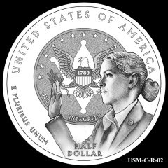 2015 US Marshals Service Commemorative Coin Design Candidate USM-C-R-02