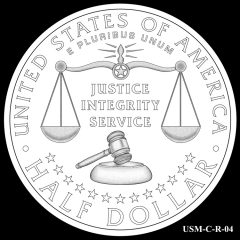 2015 US Marshals Service Commemorative Coin Design Candidate USM-C-R-04