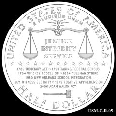 2015 US Marshals Service Commemorative Coin Design Candidate USM-C-R-05