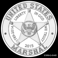 2015 US Marshals Service Commemorative Coin Design Candidate USM-G-O-03