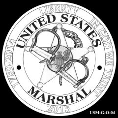 2015 US Marshals Service Commemorative Coin Design Candidate USM-G-O-04