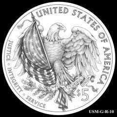 2015 US Marshals Service Commemorative Coin Design Candidate USM-G-R-10