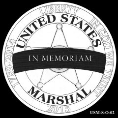 2015 US Marshals Service Commemorative Coin Design Candidate USM-S-O-02
