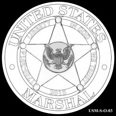 2015 US Marshals Service Commemorative Coin Design Candidate USM-S-O-03