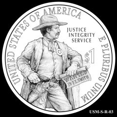 2015 US Marshals Service Commemorative Coin Design Candidate USM-S-R-03