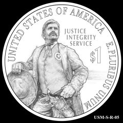 2015 US Marshals Service Commemorative Coin Design Candidate USM-S-R-05