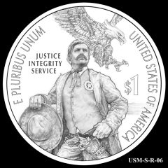 2015 US Marshals Service Commemorative Coin Design Candidate USM-S-R-06