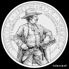 2015 US Marshals Service Commemorative Coin Design Candidate USM-S-R-07