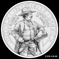 2015 US Marshals Service Commemorative Coin Design Candidate USM-S-R-08