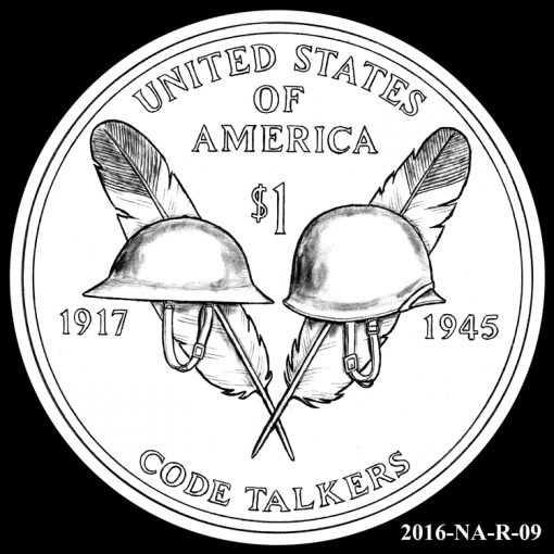 2016 Presidential $1 Coin Design Candidate 2016-NA-R-09