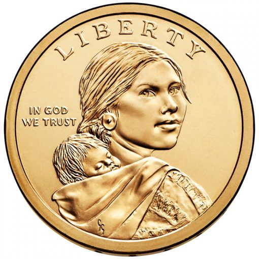 Obverse of Native American $1 Coins