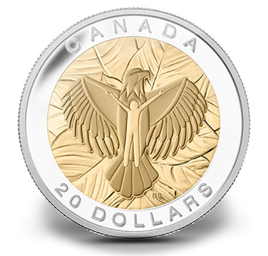 2014 $20 Love, Seven Sacred Teachings Canadian Silver Coin
