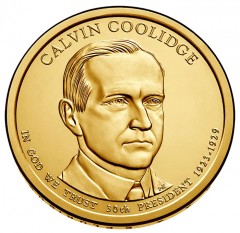 2014 Calvin Coolidge Presidential $1 Coin