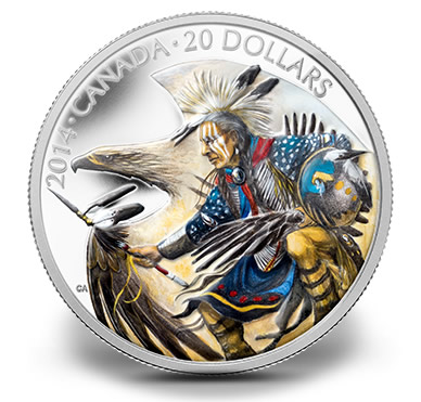 2014 Legend of Nanaboozhoo Silver Coin