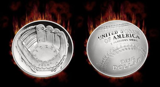2014-P National Baseball Hall of Fame Proof Silver Dollar