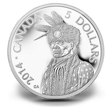 2014 Portrait of Nanaboozhoo Platinum Coin
