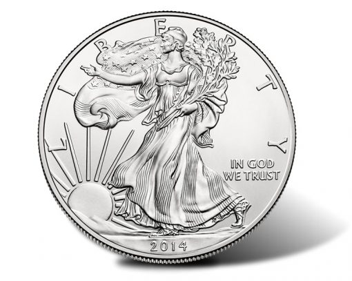 2014-W Uncirculated American Silver Eagle Obverse