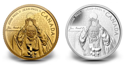 John Paul II Commemorative Coins in Gold and Silver