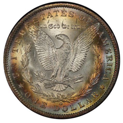 1887-O $1 PCGS MS65+ CAC - Reverse