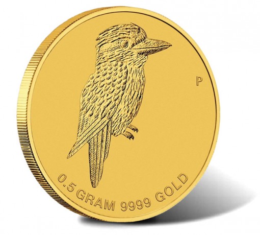 2014 Mini Kookaburra 0.5g Gold Coin
