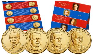 Annual 2014 Presidential $1 Coin Uncirculated Set
