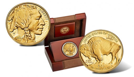 2014 Proof American Buffalo Gold Coin and Presentation Case