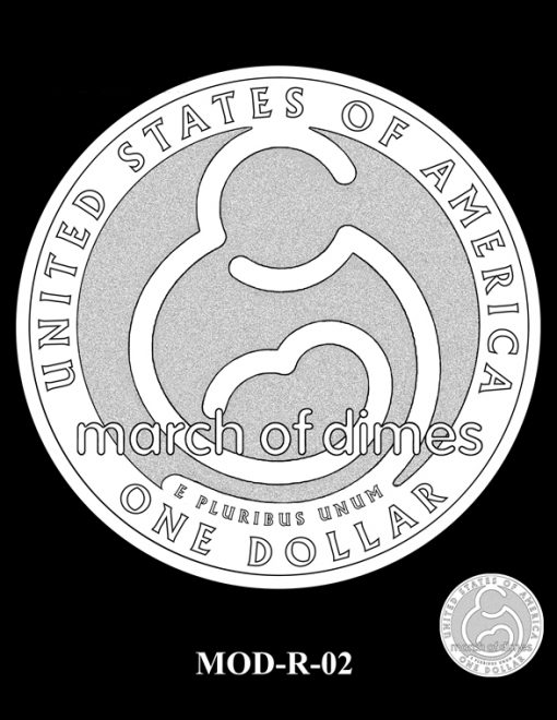 2015 March of Dimes Commemorative Coin Design Candidate MOD-R-02