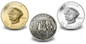 Canadian Coins for 75th Anniversary of the First Royal Visit