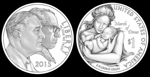 CCAC Recommended Designs for the 2015 March of Dimes Silver Dollar