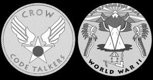 Crow Tribe Code Talkers Gold Medal Designs Recommended