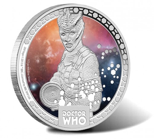 Doctor Who Monsters 2014 Silurian Silver Proof Coin