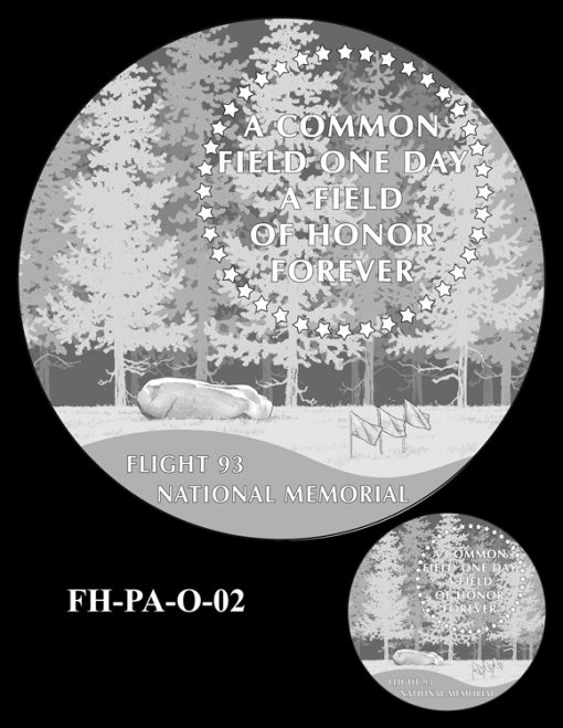Fallen Heroes Flight 93 Medal Design Candidate FH-PA-O-02