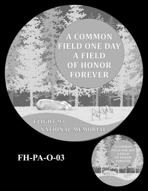 Fallen Heroes Flight 93 Medal Design Candidate FH-PA-O-03