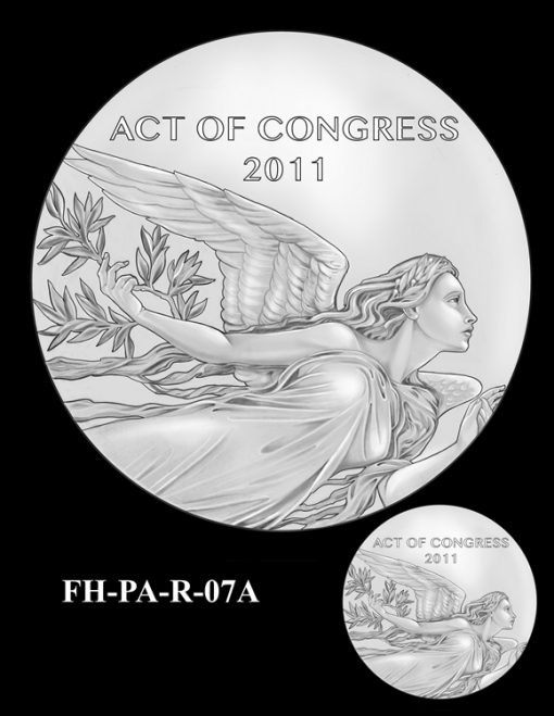 Fallen Heroes Flight 93 Medal Design Candidate FH-PA-R-07A