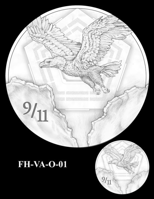 Fallen Heroes Pentagon Memorial Medal Design Candidate FH-VA-O-01