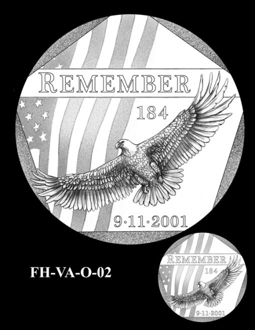 Fallen Heroes Pentagon Memorial Medal Design Candidate FH-VA-O-02