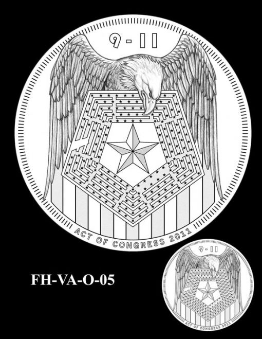 Fallen Heroes Pentagon Memorial Medal Design Candidate FH-VA-O-05