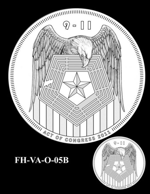 Fallen Heroes Pentagon Memorial Medal Design Candidate FH-VA-O-05B