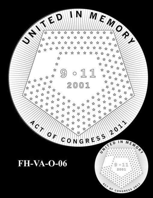 Fallen Heroes Pentagon Memorial Medal Design Candidate FH-VA-O-06