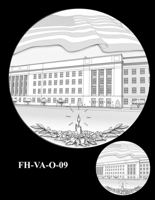 Fallen Heroes Pentagon Memorial Medal Design Candidate FH-VA-O-09
